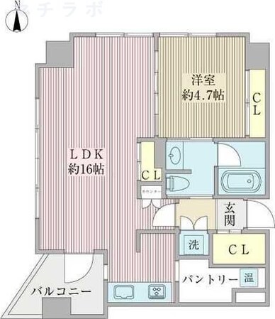 上前津駅 徒歩5分 5階の物件間取画像